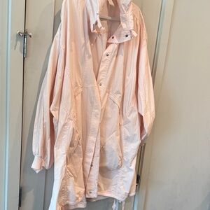 Light Pink Hooded Jacket
